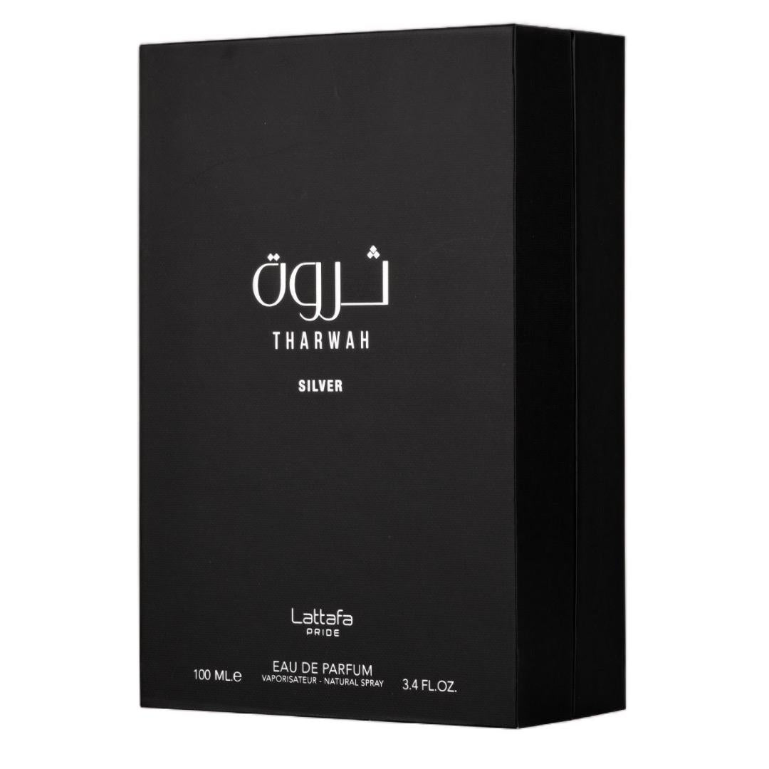 Tharwah Silver Lattafa Perfumes for men