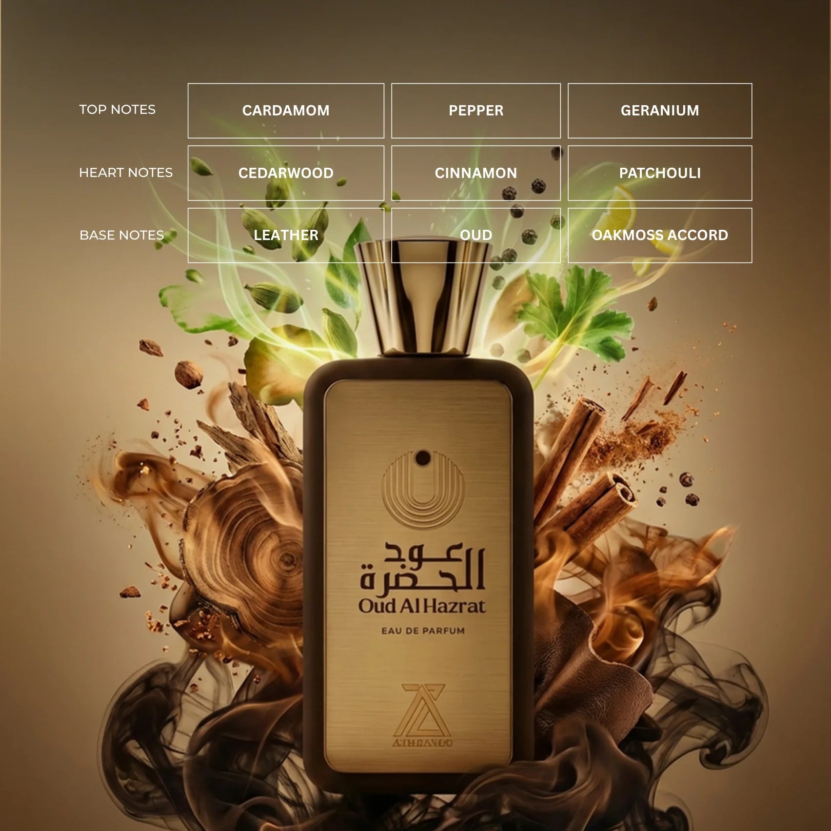 Oud Al Hazrat 100ml Eua De Parfum by Azhrance perfumes
