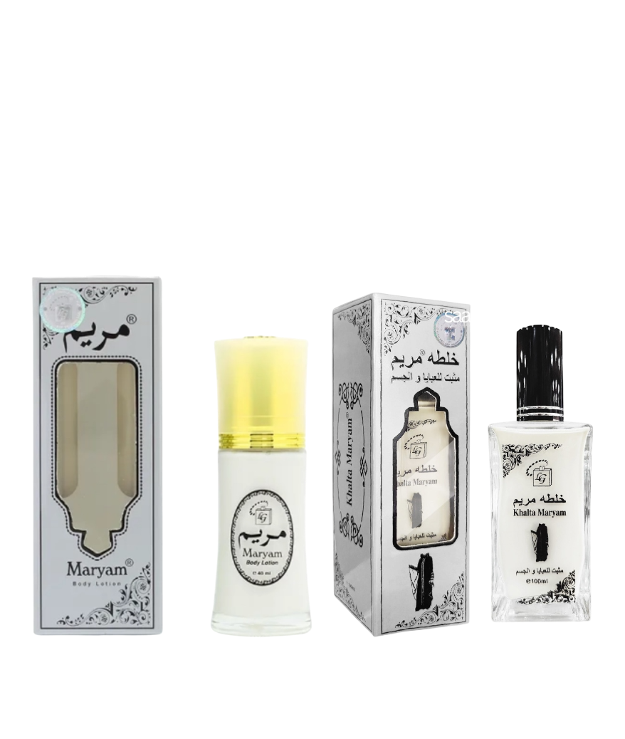 Maryam combo Khalta maryam perfume and Maryam body Lotion