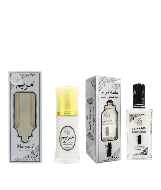 Maryam combo Khalta maryam perfume and Maryam body Lotion