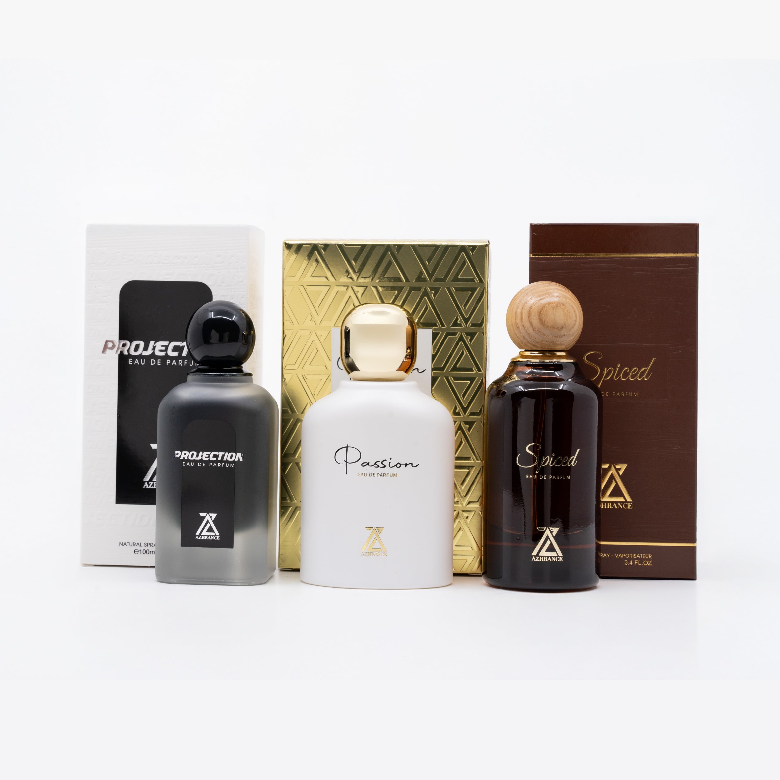 Combo Projection,Passion & Spiced by Azhrance Perfumes