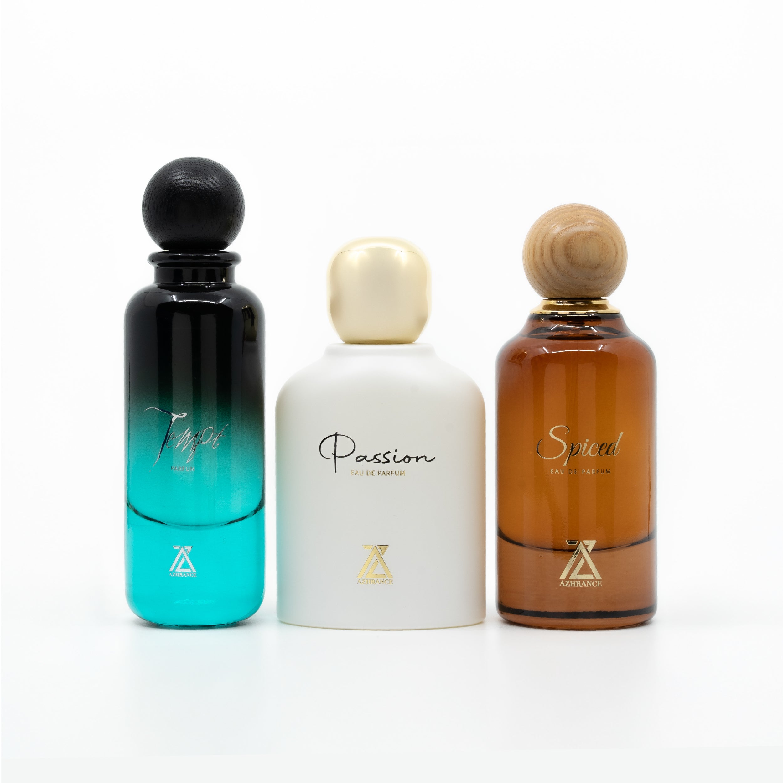 Combo Tempt,Passion & Spiced by Azhrance Perfumes