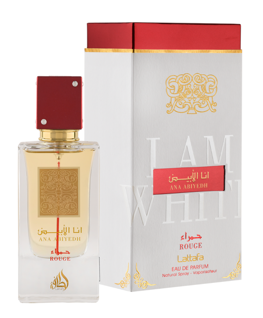 Ana Abiyedh Rouge 60ml Eau De Perfume by Lattafa