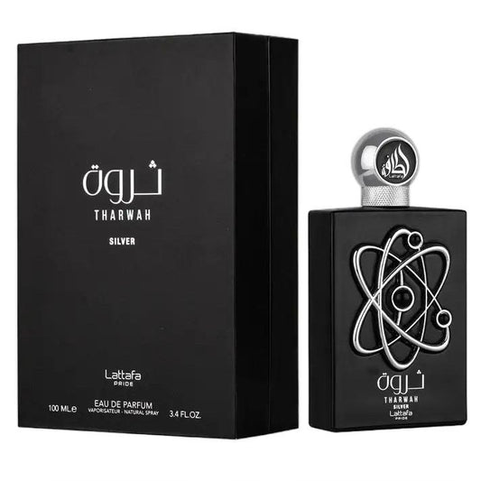 Tharwah Silver Lattafa Perfumes for men