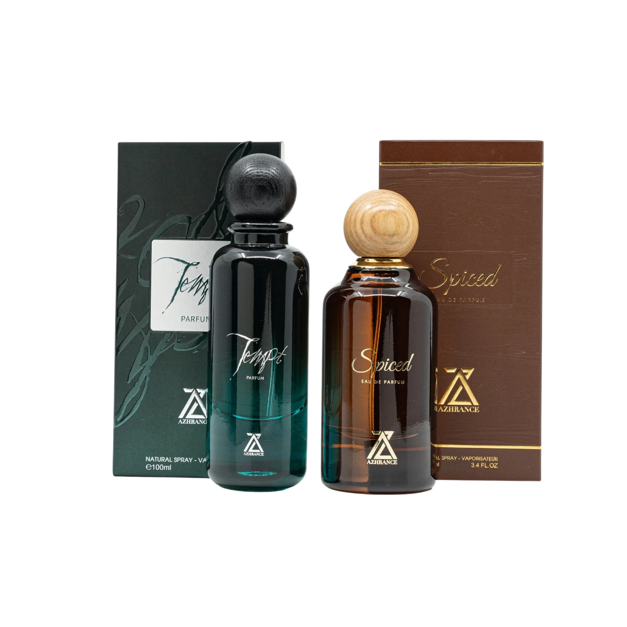 Combo Spiced & Tempt by Azhrance perfumes